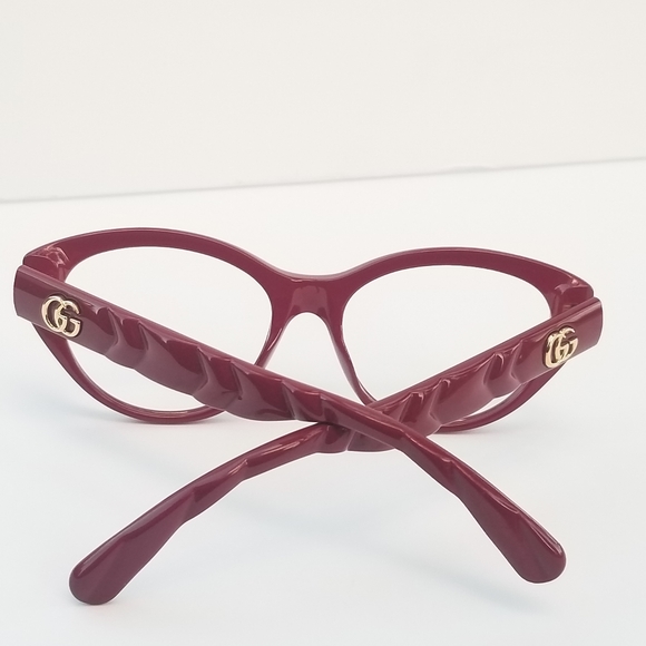Stunning  Authentic Gucci  GG Marmont Red Eyeglasses Frames - Picture 8 of 16